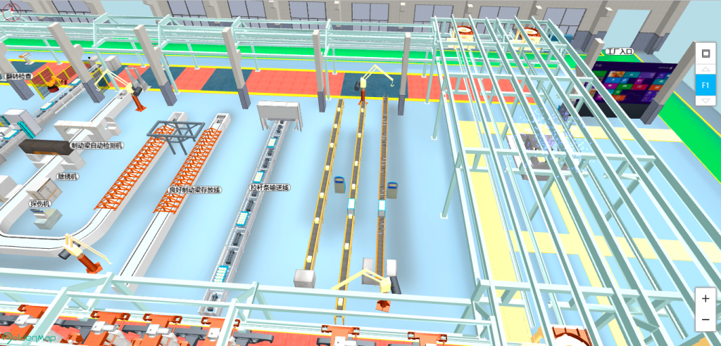 三维工厂可视化系统